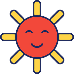 Soleil souriant